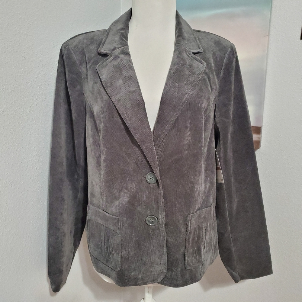 Counterparts Grey Corduroy Blazer